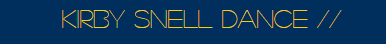 Kirby Snell Dance logo