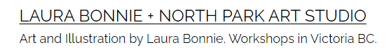 North Park Art Studio Laura Bonnie logo