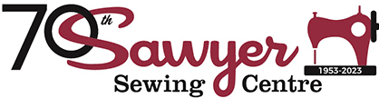 Sawyer sewing centre logo
